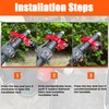 RAFIYU Motorcycle Lock Universal, Adjustable Brake Disc Lock, Security Anti-Theft