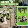 Saillong 36Ft Bird Bath Dripper Kit, Adjustable Outdoor Drip Irrigation