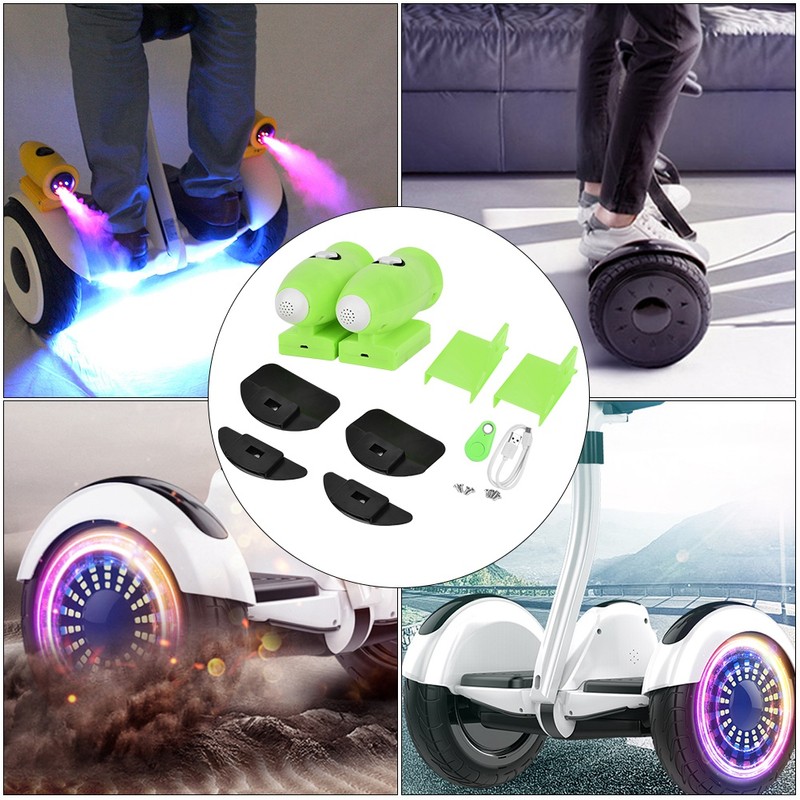 2PCS Music Light Sprayer with Remote Control for Self balancing
