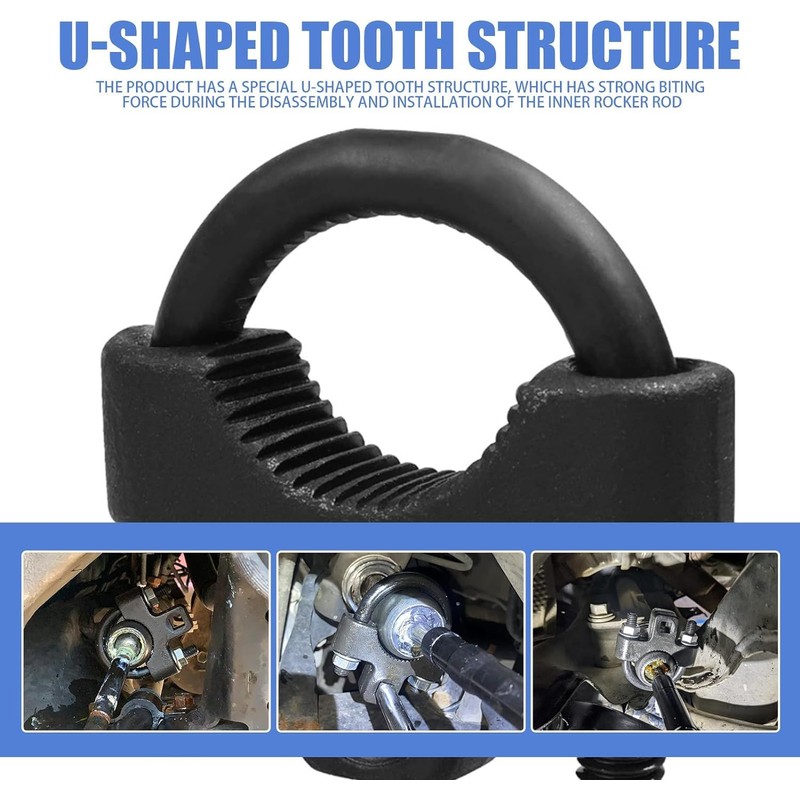 FRYSMU Inner Tie Rod Removal Tool, 3/8” Tie Rod End