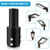 Koiyingnote 3 Inch Round Pole Tenon Adapter for Light Pole,