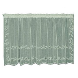 Heritage Lace, Flax Sheer Divine 60x36 Tier, 60 by 36-Inch