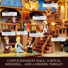 Lumibricks Medieval Castle Banquet Hall Lighting Building Bricks Set -