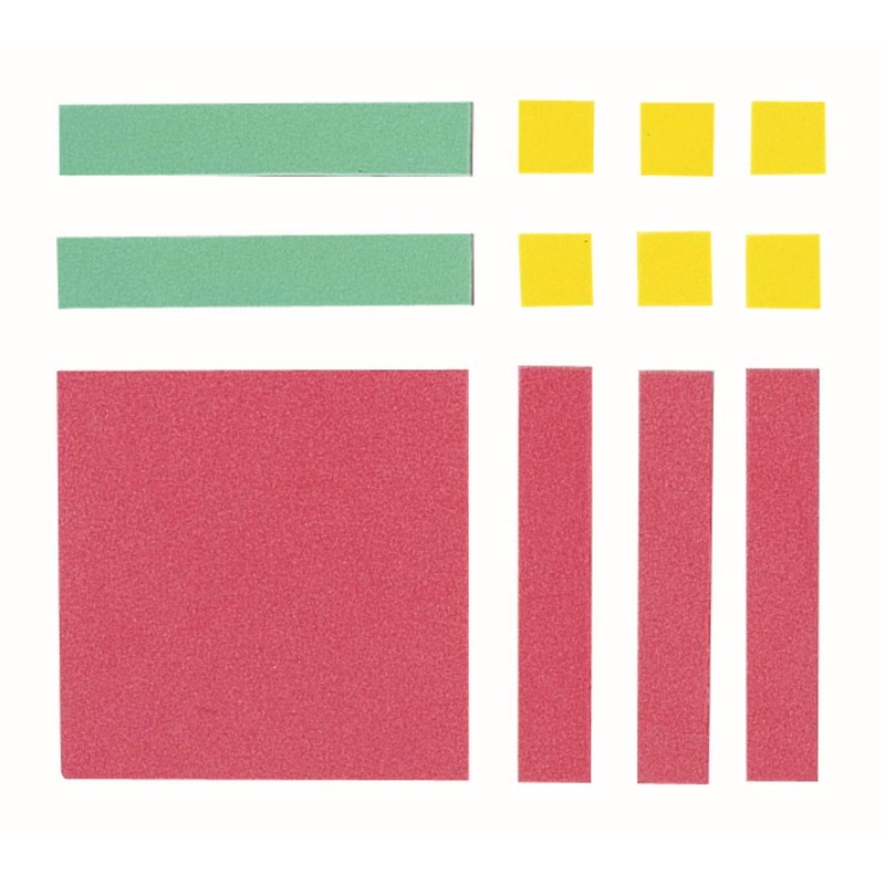 Easyshapes Algebra Tiles (35 Pieces)