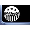 Iraq War Veteran decal sticker OS 407 6 inch