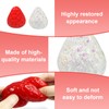 Girihe 2 PCS Taba Squishy, Strawberry Taba Squishy Tabba Squishyy,