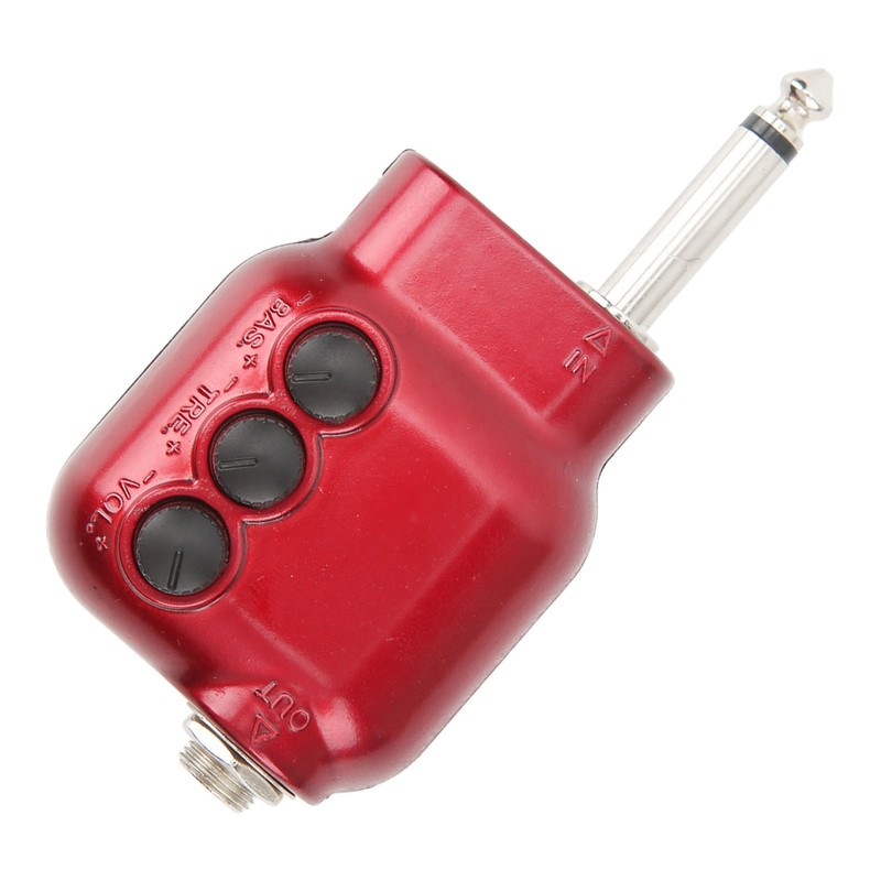 Guitar Pre Amplifier Mini Preamp 6.35mm Plug for Acoustic Guitars