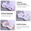 FOMIYES Pcs Plush Sleep Masks Unicorn Eye Cover Comfortable Blindfold