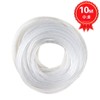 33FT XHF 5/16" Clear Spiral Cable Wrap 8mm(Wrapping Range:6mm-60mm) Cord