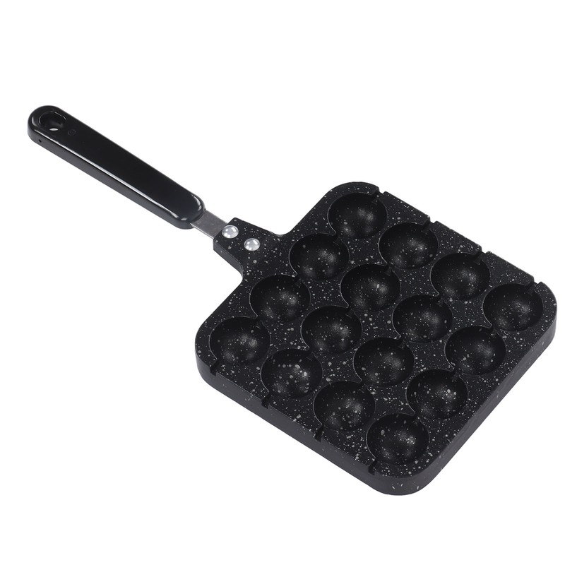 16 Holes Octopus Meatballs Pan Aluminum Alloy Takoyaki Baking Mold