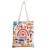 FEELMEM Canada Trip Tote Bag Canada Travel Reusable Shopping Bag
