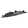 TRQ Front Left Fog Light Hole Cover Black Drivers Side