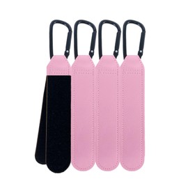 GONTSIG 4Pack Universal Baby Stroller Hooks Clips for Hanging Bags and Shopping,Convenient Stroller Straps Accessories, Pink