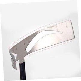 minkissy 3pcs Professional Eyebrow Stencil Ruler Kit Eyebrow Grooming Tools for Lazy Makeup Classic Brow Positioning Ruler