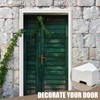 Maasechs 5 Pcs Mitered White PVC Brickmould Outdoor Door Trim