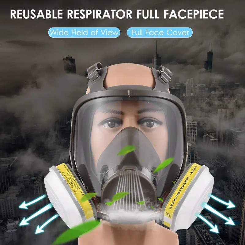 Mask Facepiece Reusable Full 6800 Respirator Painting And Of