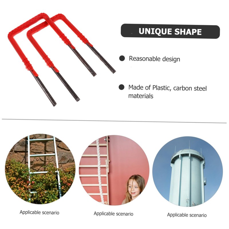 CAXUSD 2pcs Sturdy Plastic Ladder Multi Purpose Water Ladder Safe