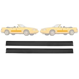 1987-1993 Mustang LX Door Body Side Molding Strips Pair