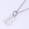 VIKI LYNN Buchstaben-Halskette 925 Sterling Silber Initiale Alphabet A-Z Kette