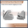 INFINAUTO 2pcs Sun Visor Support Clip Retainer Holder Retainer 95994975