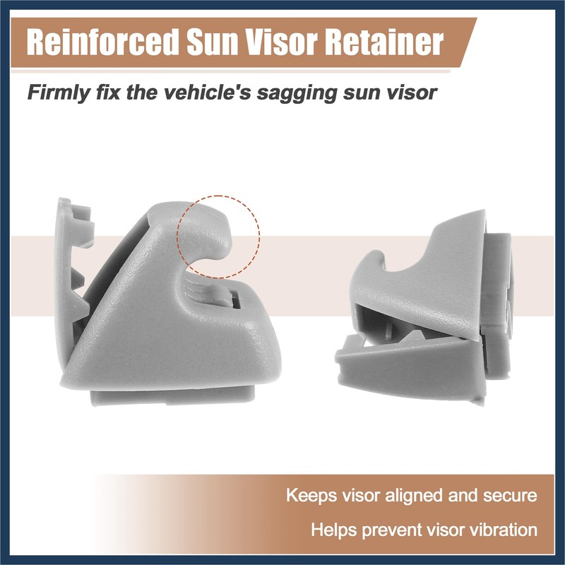 INFINAUTO 2pcs Sun Visor Support Clip Retainer Holder Retainer 95994975