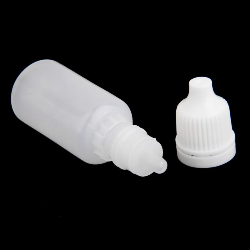10pcs10ml Lab Dropping Bottles,Squeezable Plastic Liquid Dropper Bottles,Empty Eye Liquid