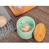 ONEMORE Garlic Keeper for Counter, Garlic Holder Countertop Storage Container,