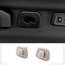CHEYA ABS Plastic Interior Roof Hooks Clothes Hanger Hook Trim for Volvo V90 S90 XC40 XC60 XC90 2015-2020 (Gray)