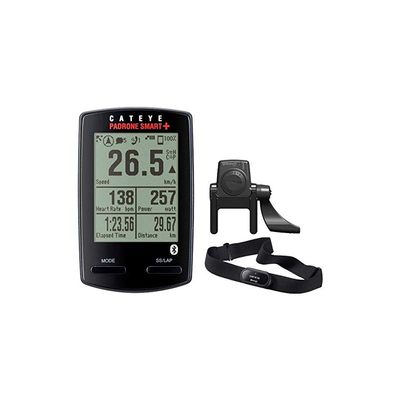 CatEye CC-SC100B Padrone Smart Cycle Computers - Black