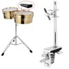 Jazz Drum Kit Cowbell Hoop Mounted Clamp, Adjustable Metal Bass