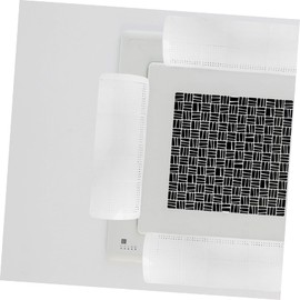 WHAMVOX 1pc Durable Air Conditioner Wind Deflector Blast Baffle for Soft Airflow Easy Installation Home Accessory White