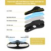 MSDADA - Funda acolchada de gel para asiento de bicicleta,
