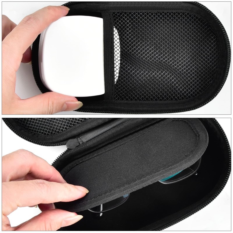 GWCASE Portable 2 in 1 Contact Lens Case and Glasses