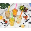 ALINK 12-Pack Reusable Plastic Boba Straws, 13 mm x 10.5
