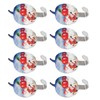 8Pcs Apple Shape PunchFree Hook WallMounted Sticking Hook Kitchen Bathroom