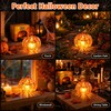 KutaKuta 2Pcs Pumpkin Light, Halloween Pumpkin Night Light