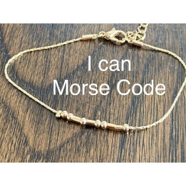 Unbranded I Can morse code bracelet , Encouragement, Motivational, Inspirational Gift Idea