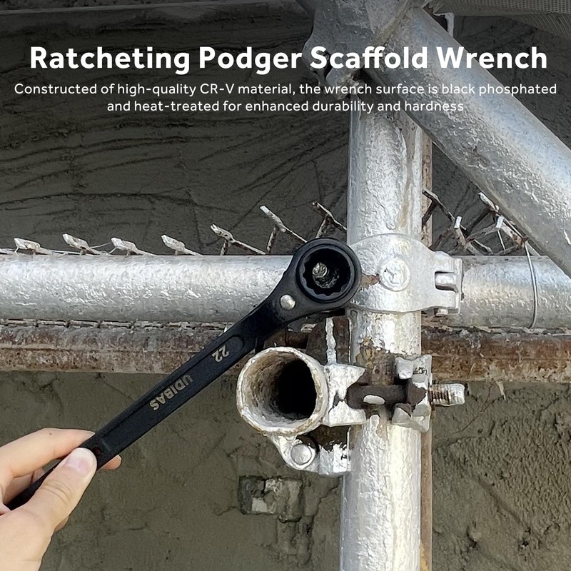 19mm×22mm Professional Grade 12 Point Double Ended Socket Ratcheting Podger
