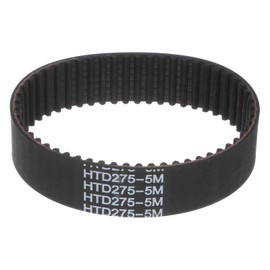 sourcing map HTD-5M Rubber Timing Belt 55 Teeth, 275mm Pitch Length x 25mm Width x 3.6mm Height, Closed Loop Pulley Timing Belt
