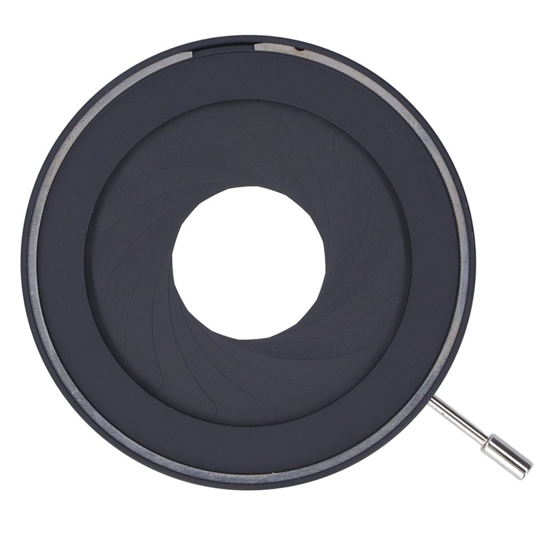 Adjustable Iris Aperture Diaphragm 2‑50mm Microscope Iris Adapter Aperture Adjustable