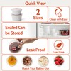 Sweese 8 oz Ramekins with Lid, Porcelain Creme Brulee Souffle