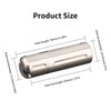 YHZNAGEM Mini Pill Box Keyring, Small Waterproof Capsule for Outdoor