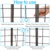 ZENFUN 250 Pcs T-Post Wire Clip Galvanized Steel Fence Clips,