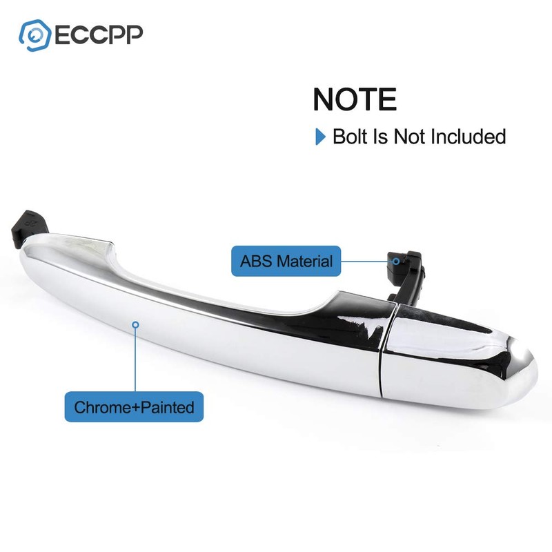 ECCPP Door Handle Exterior Outside Outer Rear Passenger Side for