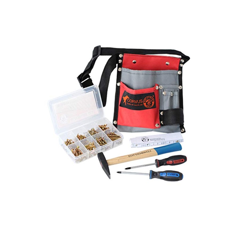 CORVUS Tool Belt Textile Contains: 2 Screwdrivers Cross PH1/PH2, Box