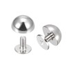 sourcing map 20 Sets 10 x 6 mm Round Rivets