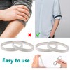 Mythosurge 3 pairs of non-slip wristbands, sleeve holders, cuff fixed,