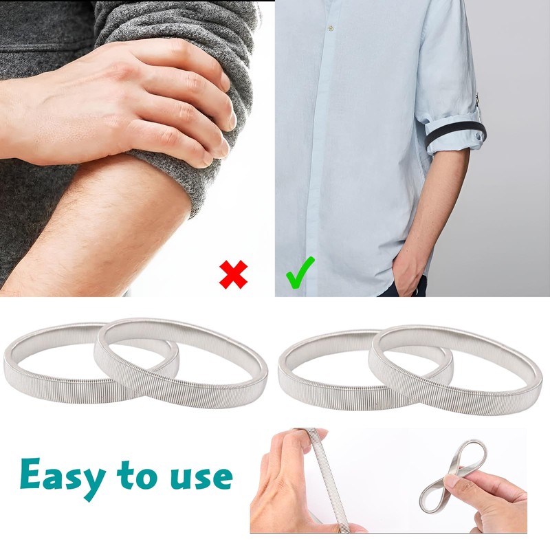 Mythosurge 3 pairs of non-slip wristbands, sleeve holders, cuff fixed,