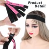 Giantree 3Pcs Elastic Wig Bands for Lace Frontal Security-Adjustable, Melting