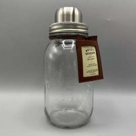 W&P Design Bulleit Mason Shaker from W&P Design 4-Piece 32 oz Mason Jar Cocktail Shaker New